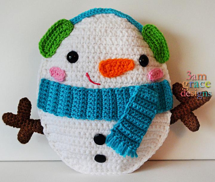 Free Crochet Snowman Pattern