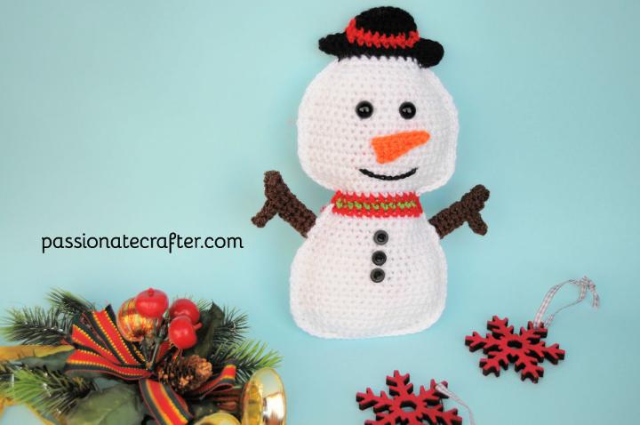 How to Crochet a Snowman