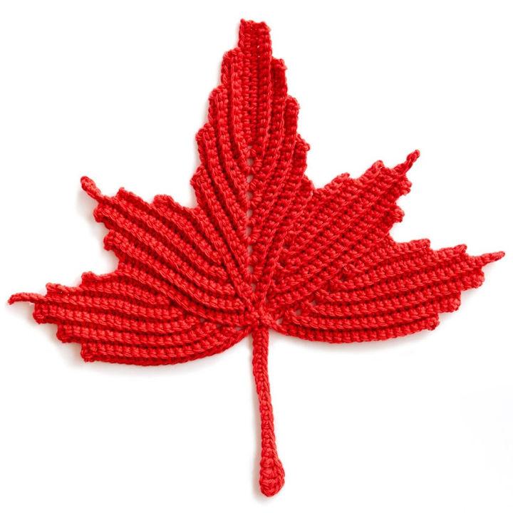 Large Crochet Leaf Pattern