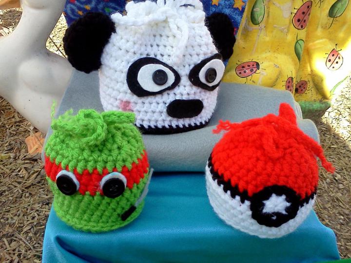 Ninja Turtle Dice Bag Crochet Pattern