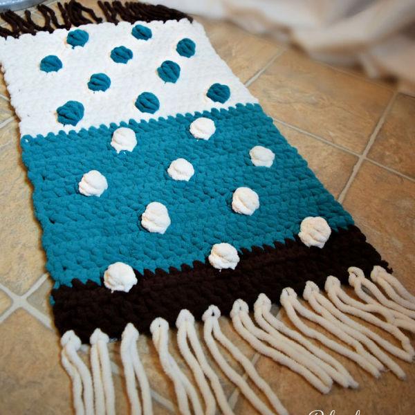 10 Free Crochet Bath Mat Pattern - Crochet Bath Rugs