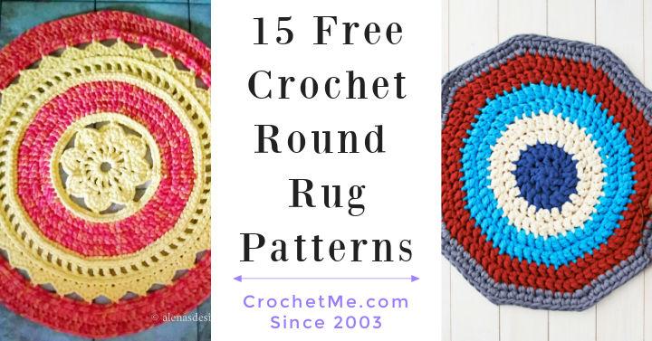 Solid Round Rug Crochet pattern by Crafty Creations