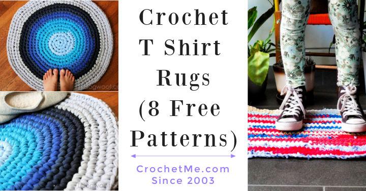 Using t-shirt yarn for the first time + FREE crochet patterns for