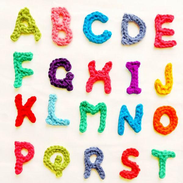 15 Free Crochet Letters Pattern