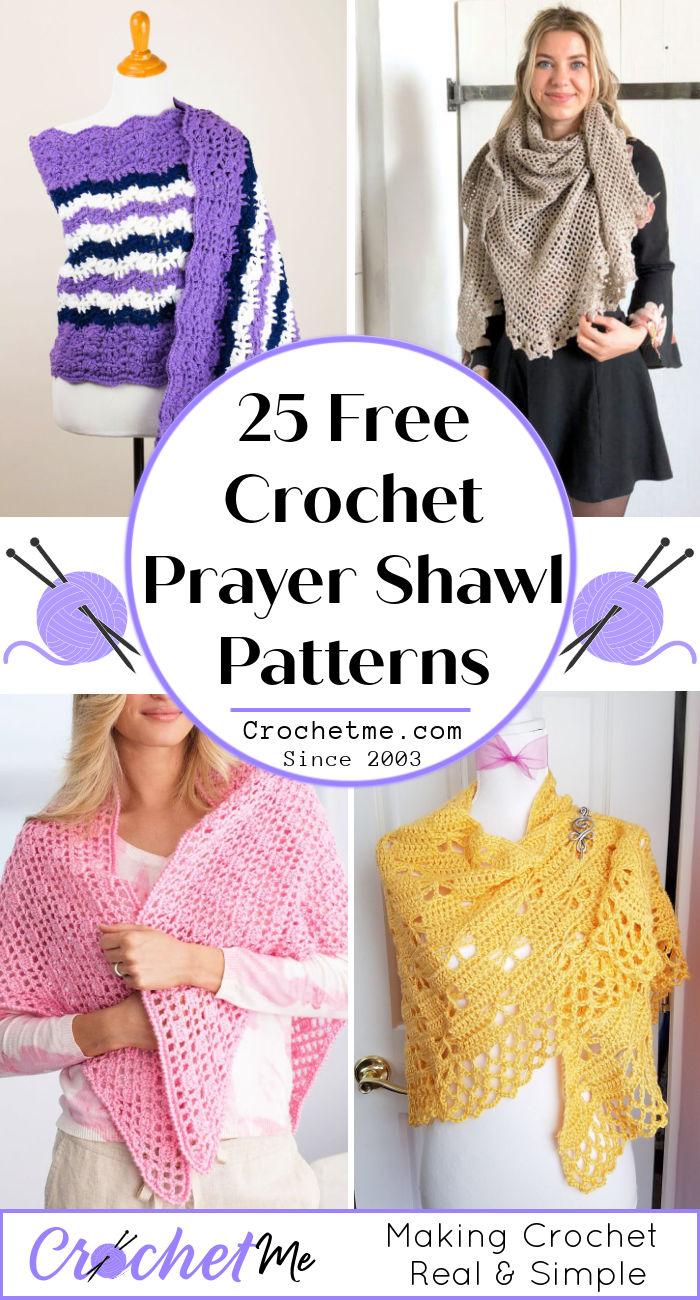 25 Free Crochet Prayer Shawl Patterns 2022 