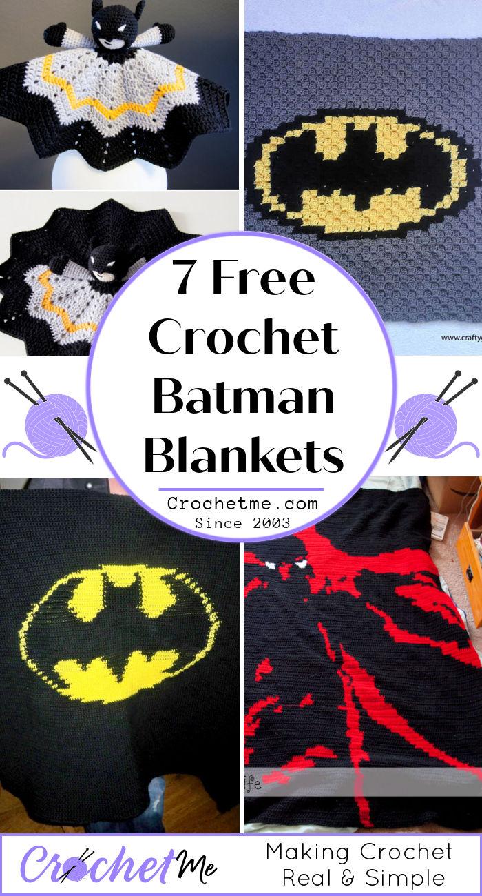 7 Free Crochet Batman Blanket Pattern