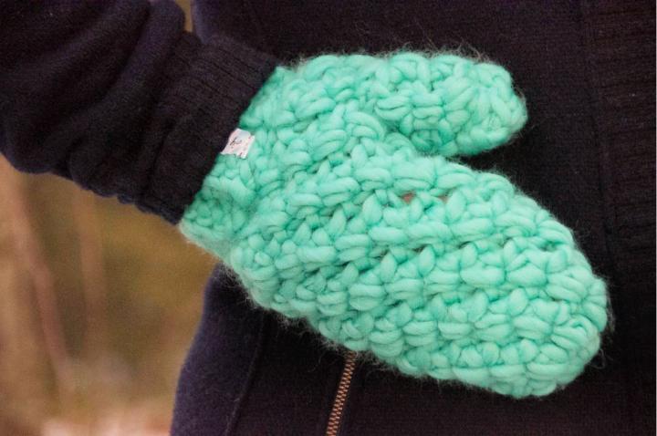 Crochet Bulky Mittens Pattern