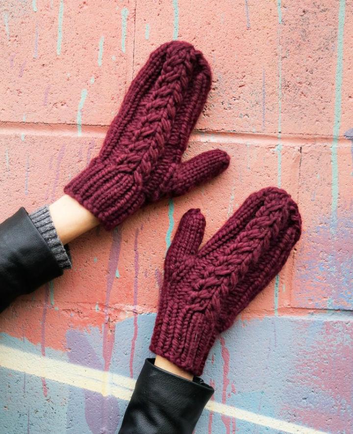 Crochet Hot Chocolate Mittens