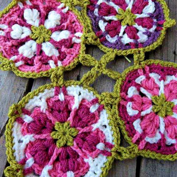 Free African Flower Crochet Patterns