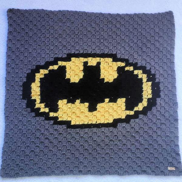Free Crochet Batman Blanket Pattern