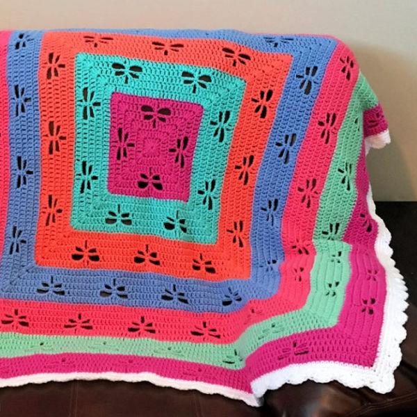 Free Crochet Dragonfly Blanket Patterns