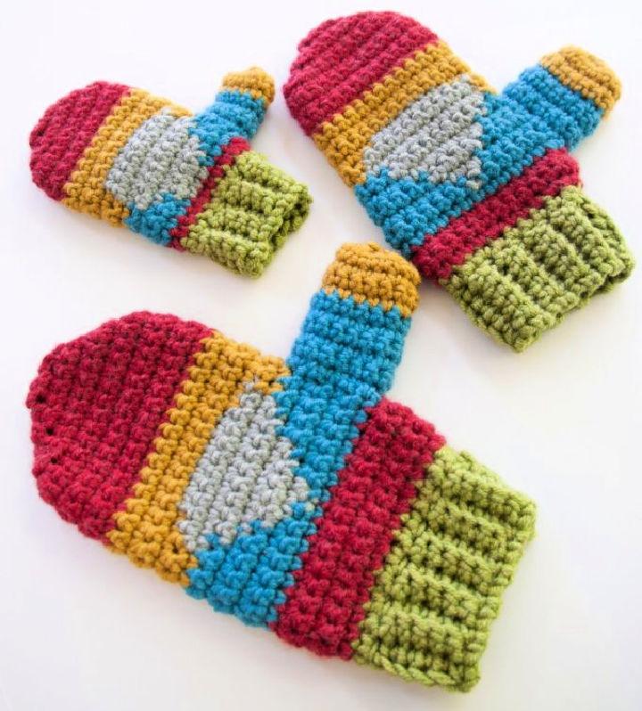 Hello Gnome Crochet Mittens