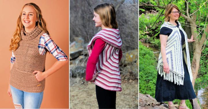 40 Free Crochet Vest Patterns for Beginners - Crochet Me