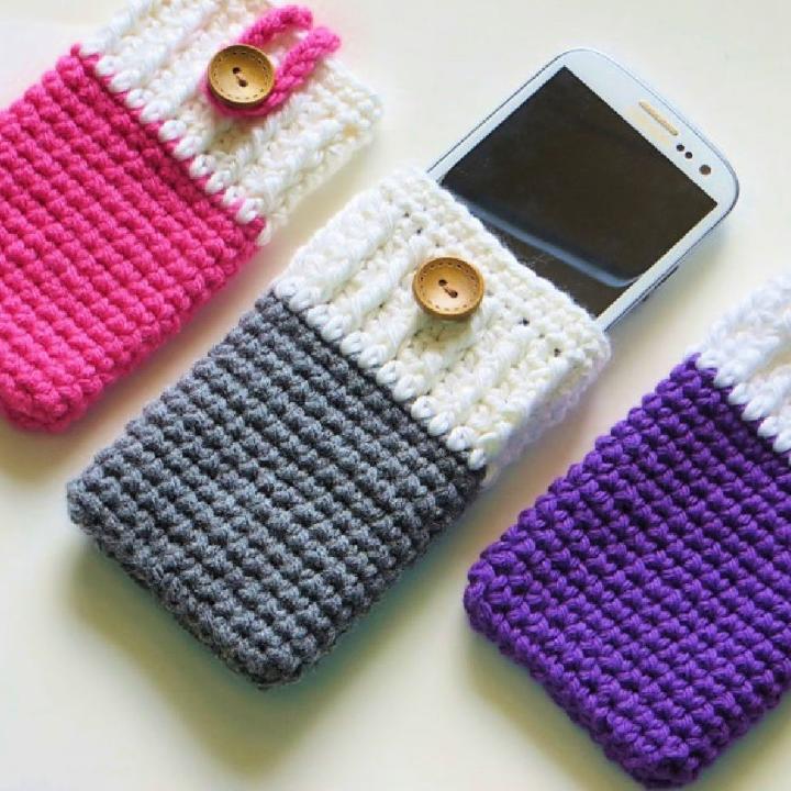 25 Free Crochet Phone Case Patterns
