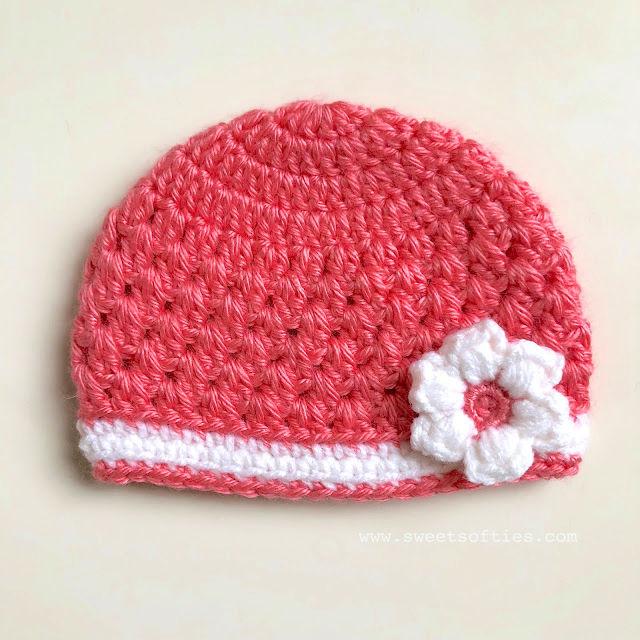 Babys Lacy Springtime Beanie Free Crochet Pattern