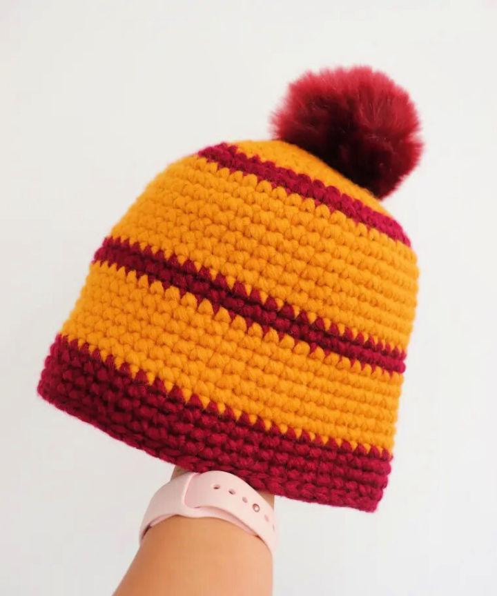 Crochet Cross Stitch Beanie