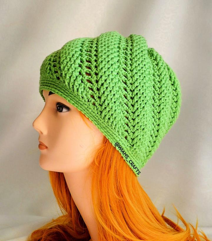 How to Crochet Swirl Wave Hat