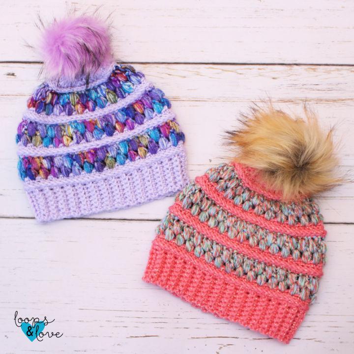 Jelly Beanie Free Crochet Pattern