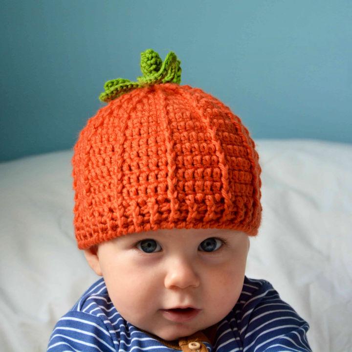 The Pumpkin Beanie Crochet Pattern