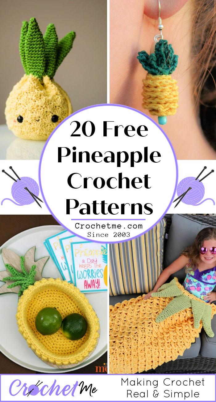 20 Free Pineapple Crochet Patterns
