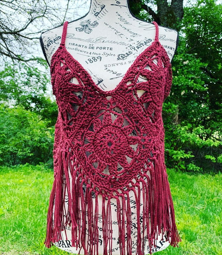 Crochet Boho top