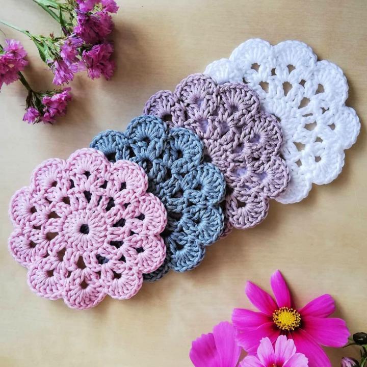 crochet coasters