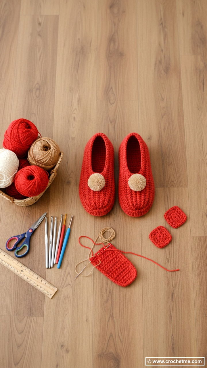 Crochet Slippers 11