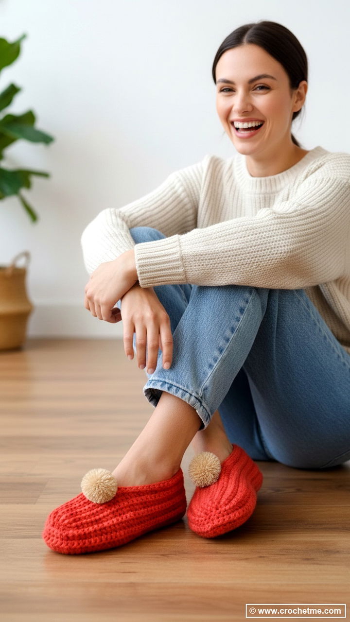 Crochet Slippers 7