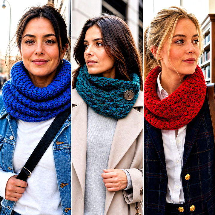 15 1 Skein Crochet Cowl Outfit Ideas for Effortless Style
