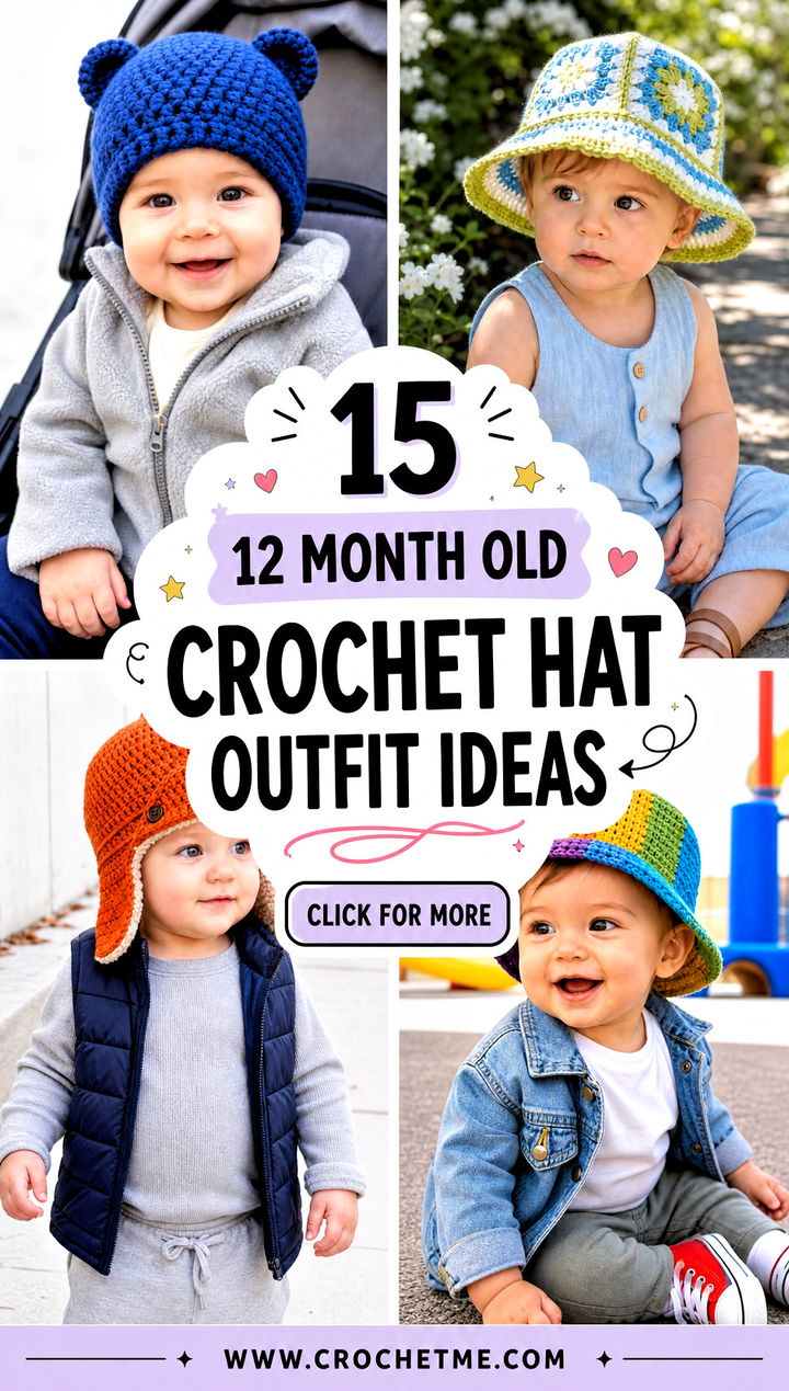 15 12 month old crochet hat outfit ideas - 15 12 month old crochet hat outfit ideas