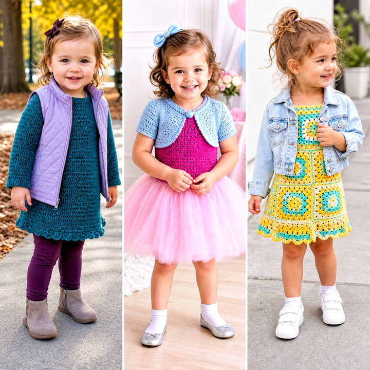 15 5T Crochet Dress Outfit Ideas for Charming Kids’ Style