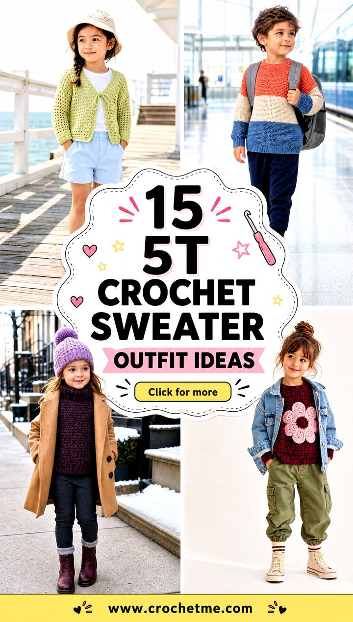 15 5T Crochet Sweater outfit ideas - 15 5T Crochet Sweater outfit ideas