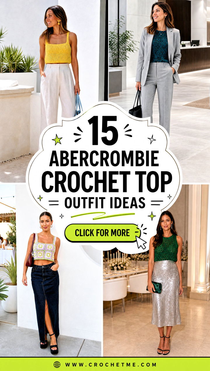 15 Abercrombie Crochet Top outfit ideas - 15 Abercrombie Crochet Top outfit ideas