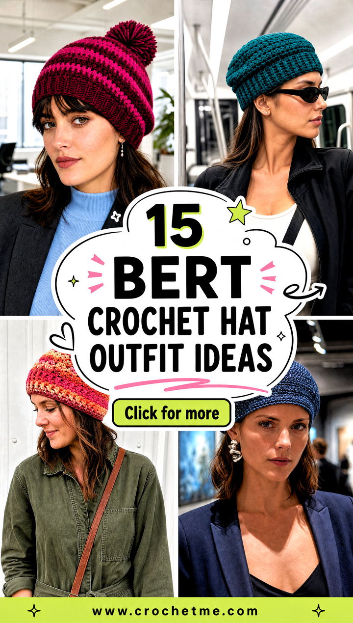 15 Bert Crochet Hat outfit ideas - 15 Bert Crochet Hat outfit ideas