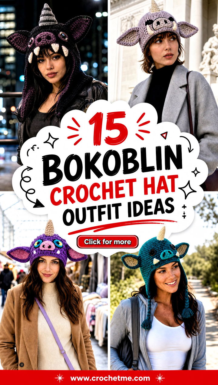 15 Bokoblin Crochet Hat outfit ideas - 15 Bokoblin Crochet Hat outfit ideas