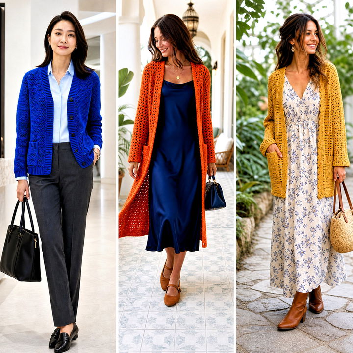 15 Briar Pocket Crochet Cardigan Outfit Ideas for Cozy Fall Style