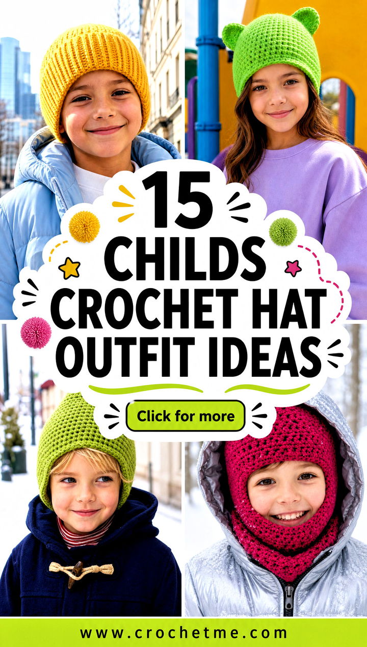 15 Childs Crochet Hat outfit ideas - 15 Childs Crochet Hat outfit ideas