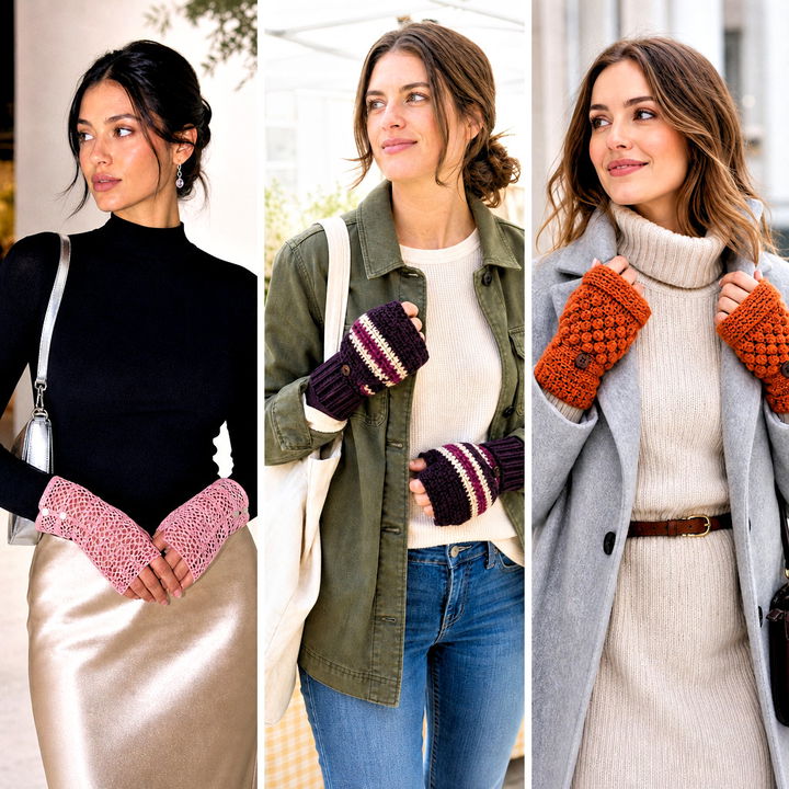 15 Convertible Crochet Fingerless Gloves Ideas for Cozy Days