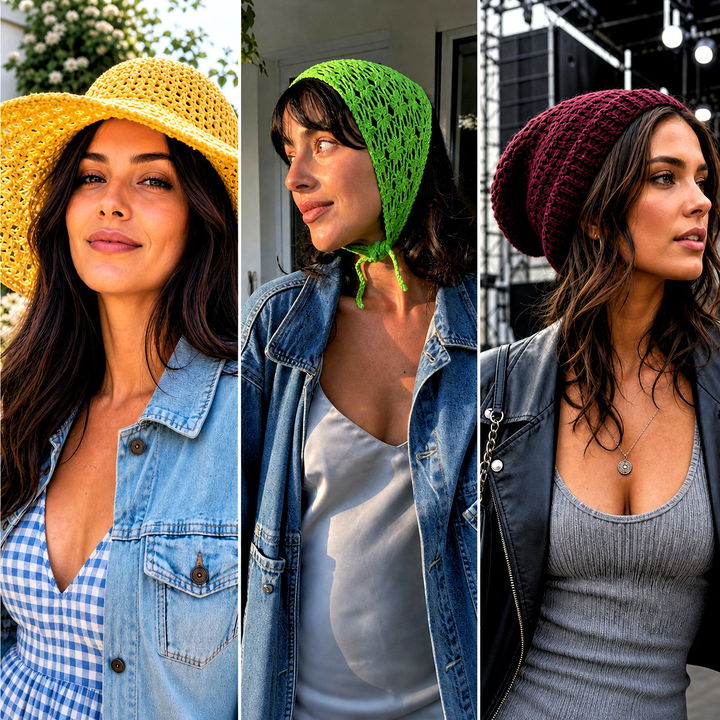 15 Country Cottage Crochet Hat Outfit Ideas for Winter