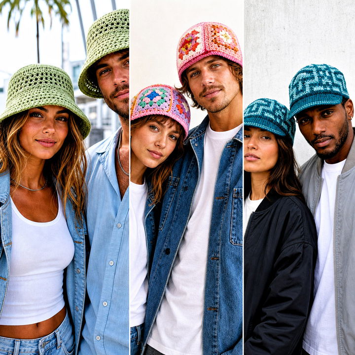 15 Couples Crochet Hats Outfit Ideas for Cute Winter Photos