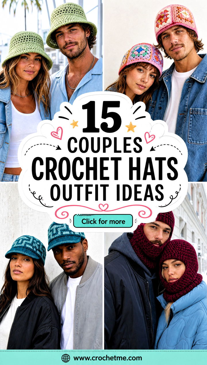 15 Couples Crochet Hats outfit ideas - 15 Couples Crochet Hats outfit ideas