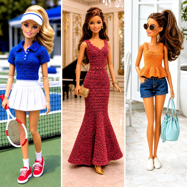 15 Crochet 5 Inch Doll Clothes and Outfit Ideas Kids Will Love