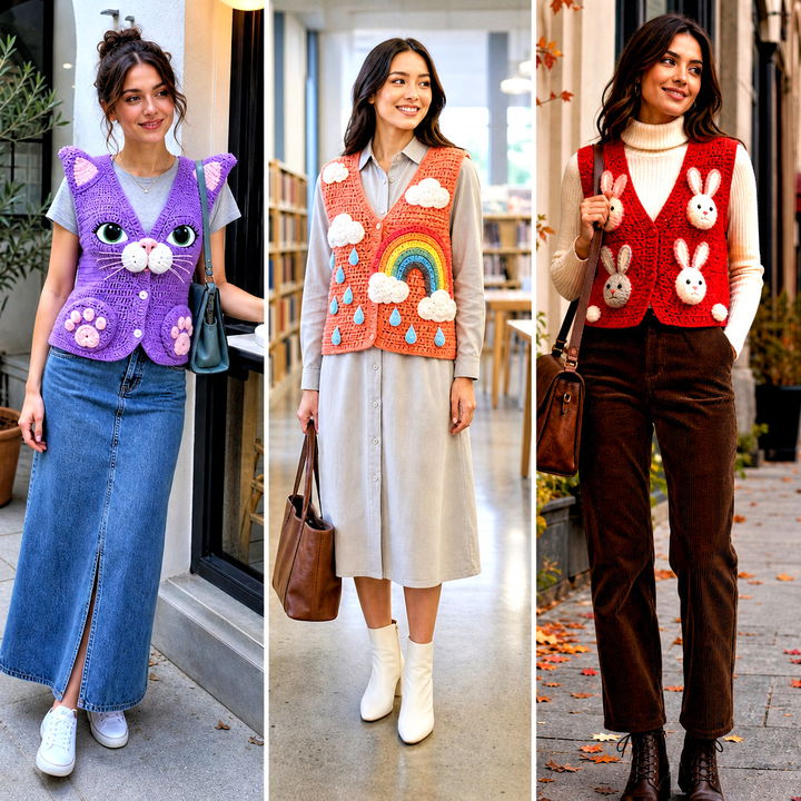 15 Crochet Amigurumi Vest Outfit Ideas for Playful Style