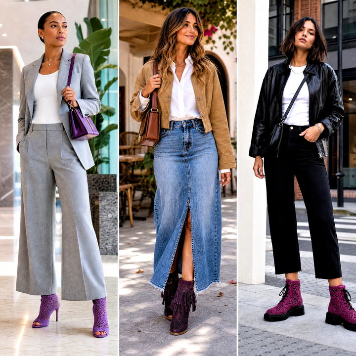 15 Crochet Ankle Boots Women Outfit Ideas for Cozy Fall Style