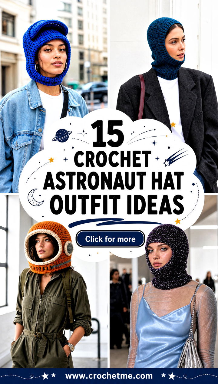 15 Crochet Astronaut Hat outfit ideas - 15 Crochet Astronaut Hat outfit ideas