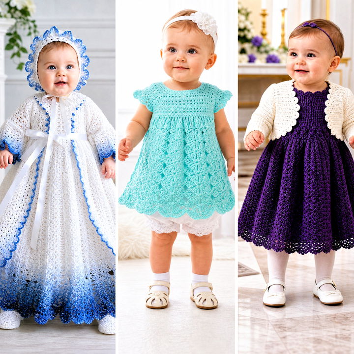 15 Crochet Baptism Gown Outfit Ideas for a Cherished Day