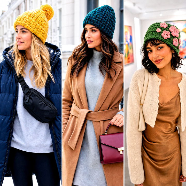 15 Crochet Beanie All Sizes Outfit Ideas for Cozy Style