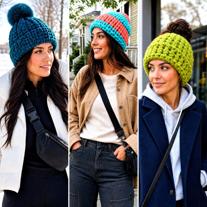 15 Crochet Beanie With Super Bulky Yarn Outfit Ideas: Cozy
