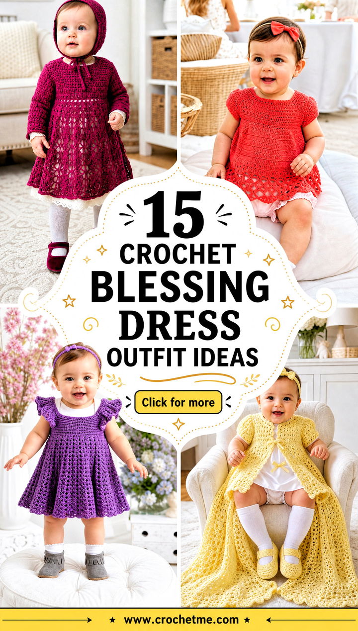 15 Crochet Blessing Dress outfit ideas - 15 Crochet Blessing Dress outfit ideas