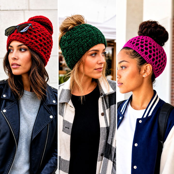 15 Crochet Bun Hats Outfit Ideas for Effortless Cozy Style